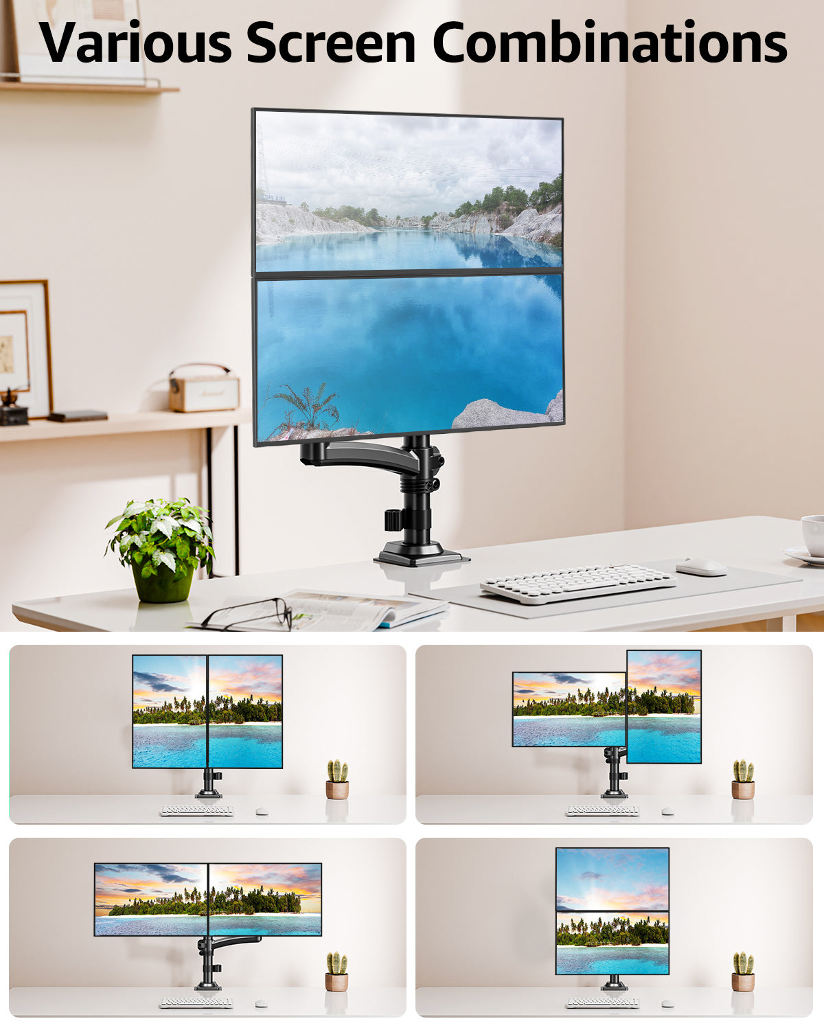 MOUNT PRO Dual Monitor Stand-WMP6016B