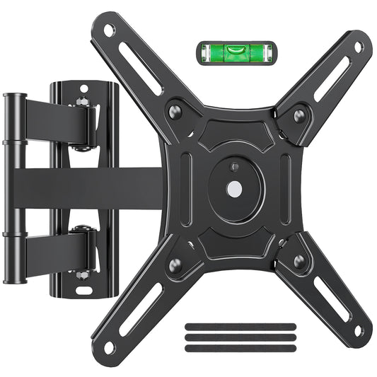 MOUNT PRO UL Listed Full Motion TV Wall Mount for Most 13-42 Inch LED LCD Flat Screen TVs & Monitors, Swivel Tilt Extension Rotation TV Monitor Mount Bracket Max VESA 200x200mm, up to 44lbs